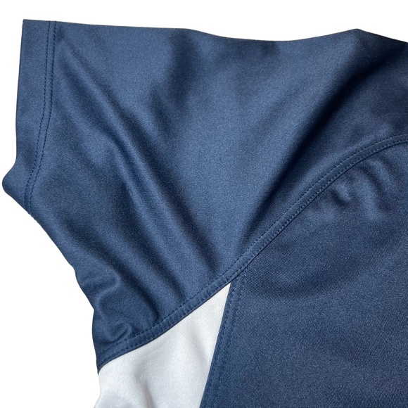 New York Yankees Shirt Womens Large Blue White Sports VNeck Athletic MLB Basebal - Picture 6 of 11